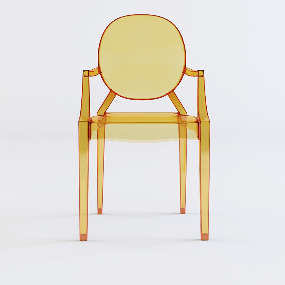 3d chair kartell ghost model
