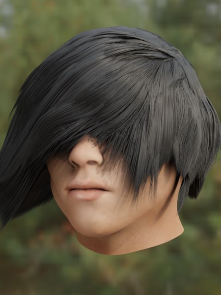3D model anime character head - TurboSquid 1753836