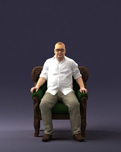scanned human interiors 3D model