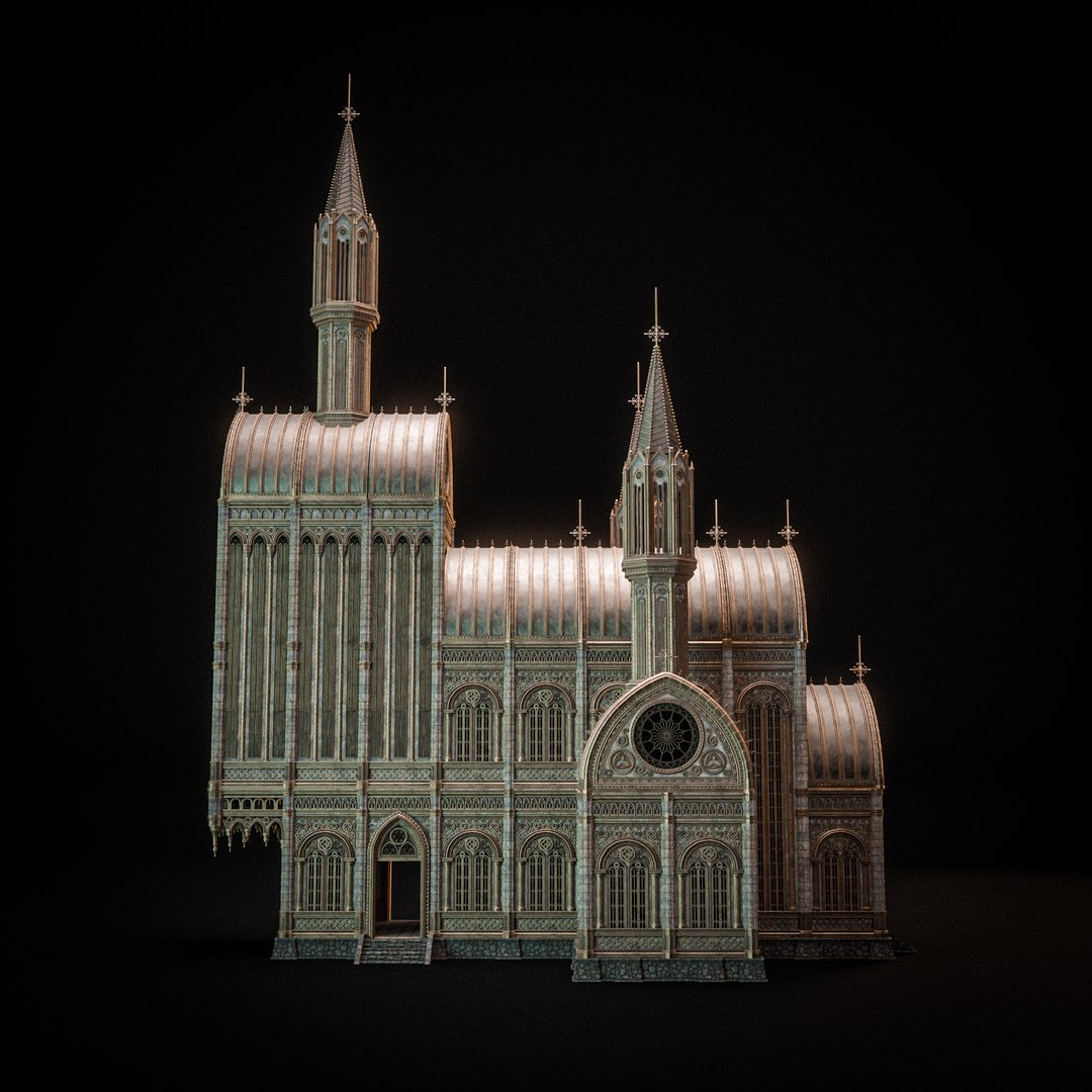3D GOTHIC MODULAR BUILDING 4 Model - TurboSquid 2315023