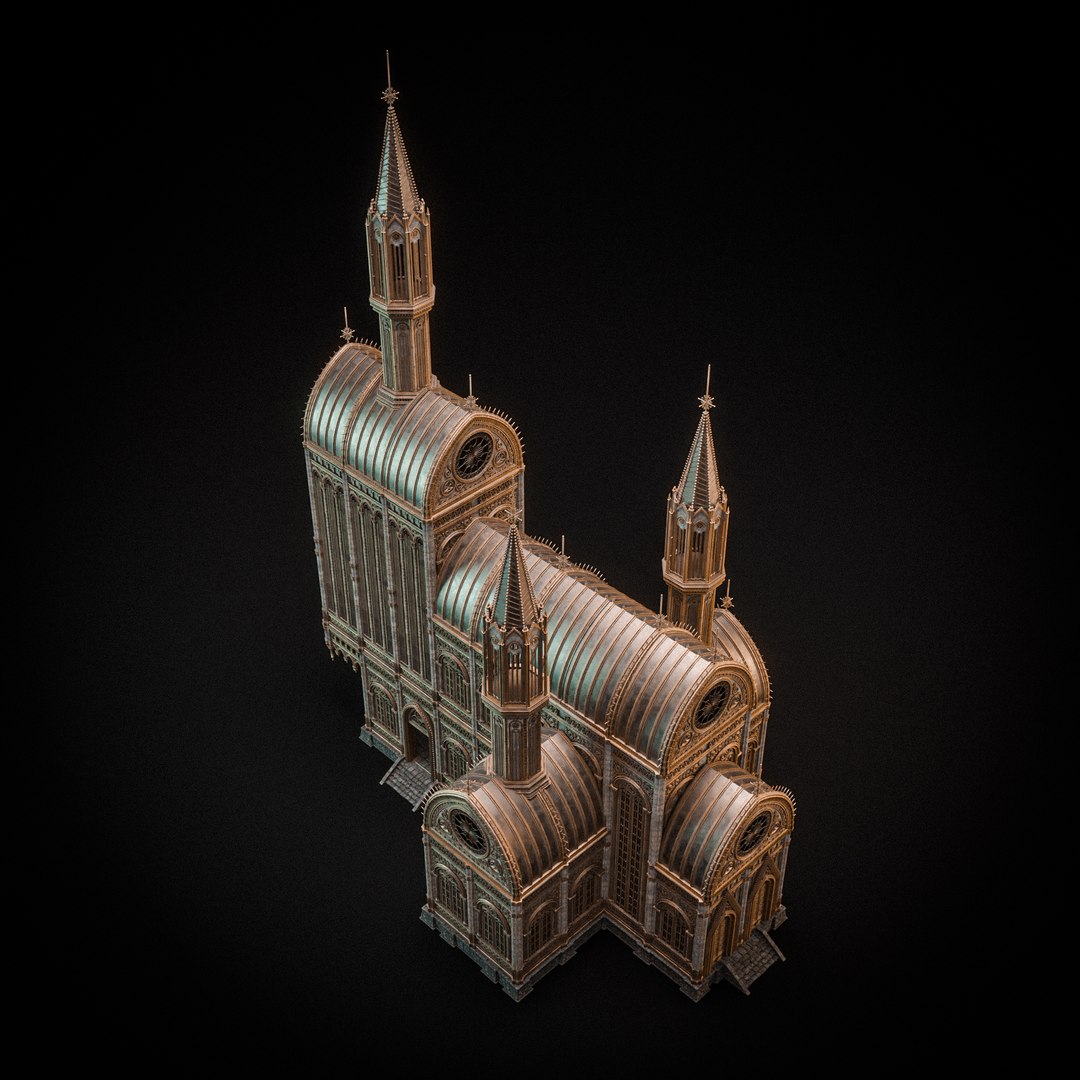 3D GOTHIC MODULAR BUILDING 4 Model - TurboSquid 2315023