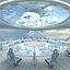 3D Futuristic Virtual Meeting Room