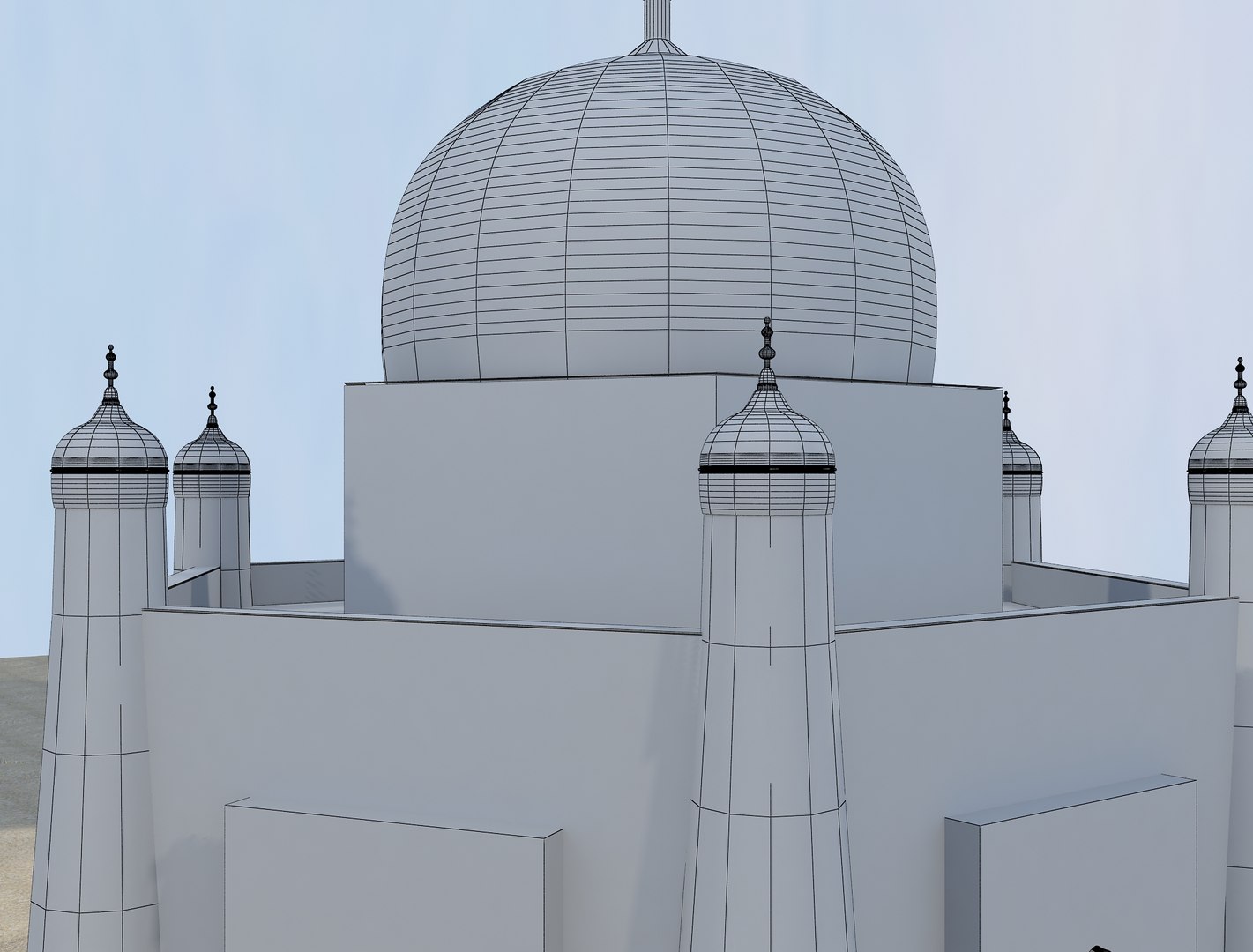 Building Architectural Islamic 3D Model - TurboSquid 1547093