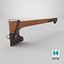 chopping axe sheath 3D model