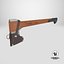 chopping axe sheath 3D model