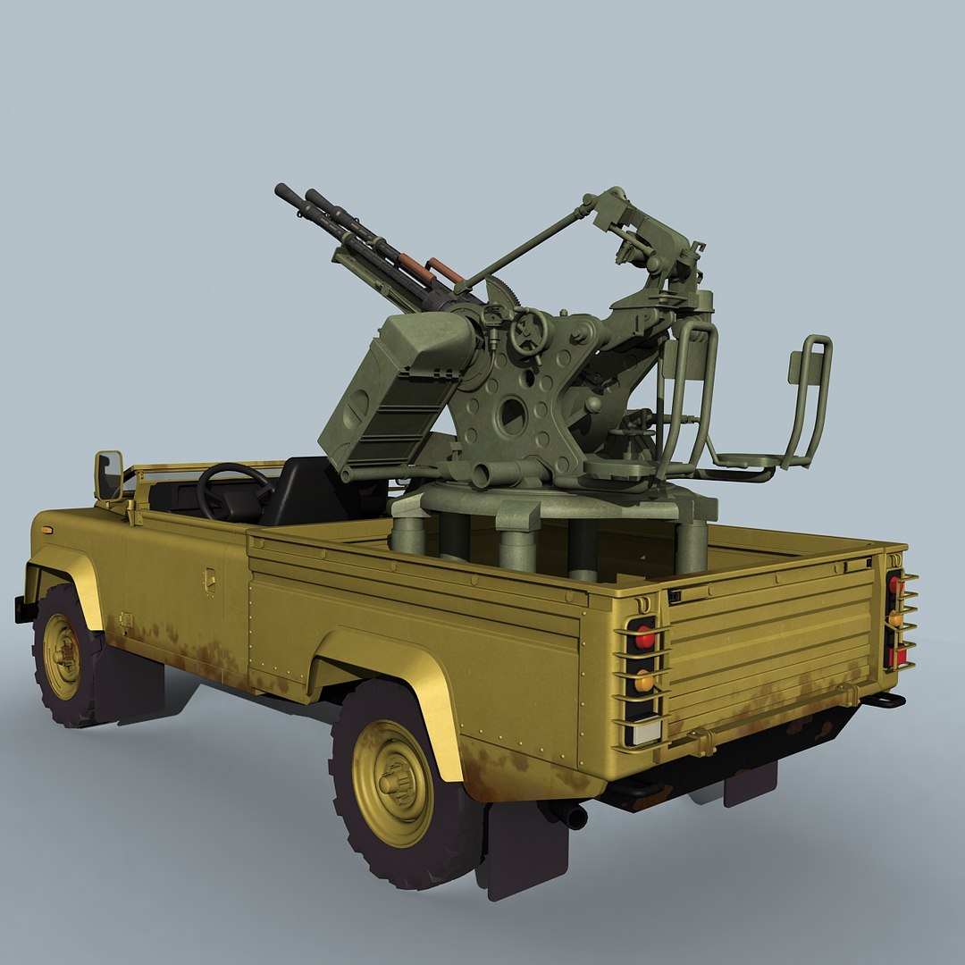 Technical Pickup Truck 3d Max