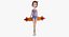 Cartoon Girl Rigged