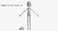 Cartoon Girl Rigged