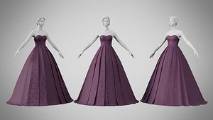 Dress 48 Grape model