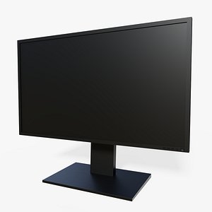 3D model widescreen computer monitor ready