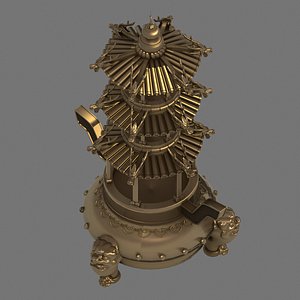 3D model decorations - incense burner