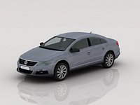 Passat CC Low poly