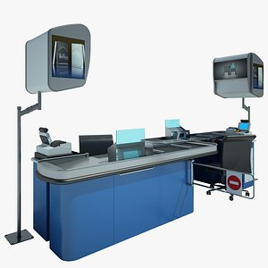 3d counter cash shop