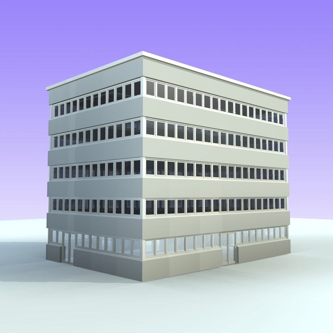 3d Office Building Model