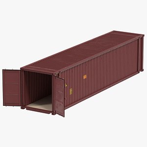 3d model 45 ft cube container