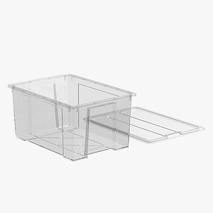 Samla Box Ikea Clear 3D
