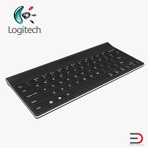 3D logitech tablet keyboard
