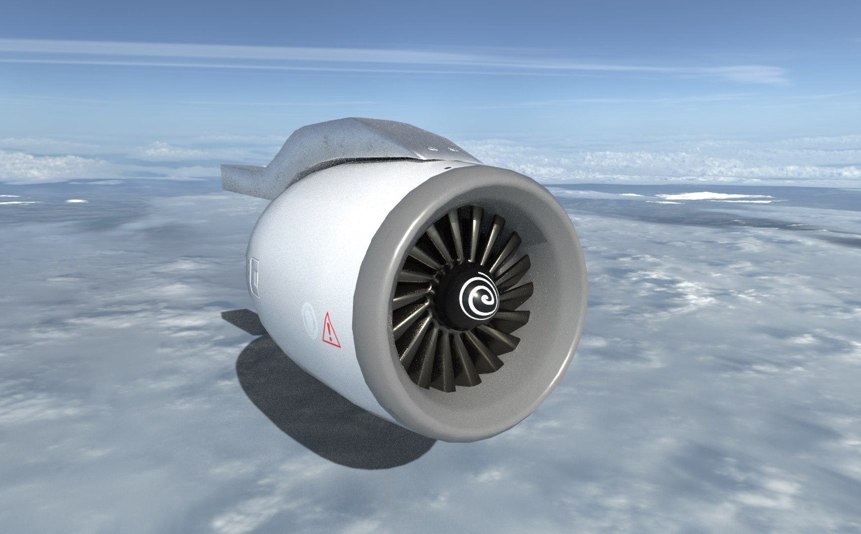 Jet Engine 3D Model - TurboSquid 1247988