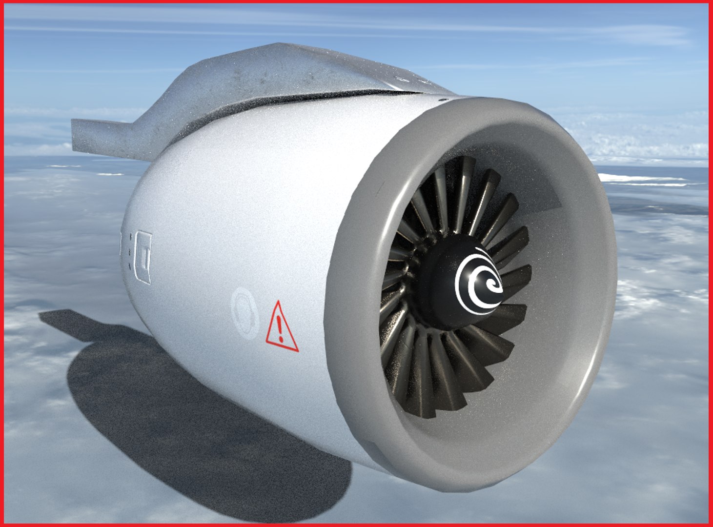 Jet Engine 3D Model - TurboSquid 1247988