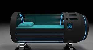 3D sci fi bed