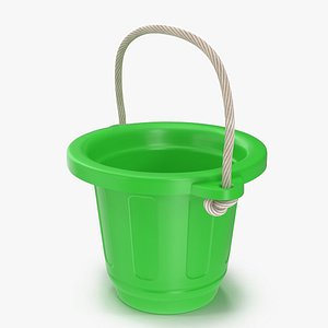 3d model toy bucket modeled