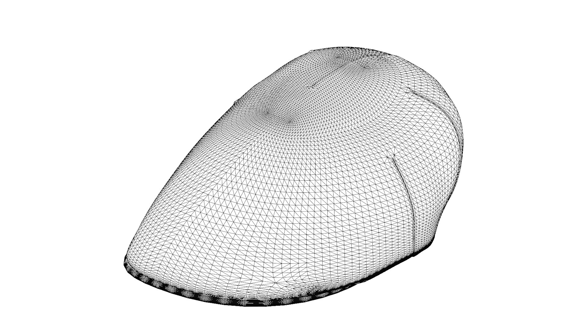 Flat Cap Houndstooth  model https://p.turbosquid.com/ts-thumb/RQ/J7rTaB/8r/borsalino_parisflatcap_houndstooth_wireframe_25/png/1777236418/1920x1080/fit_q87/e190e562e41c2d78e335a676d7d22335196c79ee/borsalino_parisflatcap_houndstooth_wireframe_25.jpg