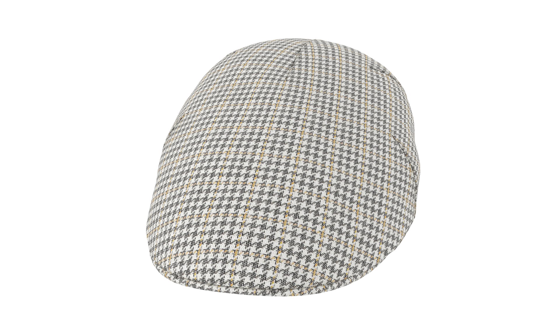 Flat Cap Houndstooth  model https://p.turbosquid.com/ts-thumb/RQ/J7rTaB/XA/borsalino_parisflatcap_houndstooth_12/png/1777236348/1920x1080/fit_q87/e99718a1b5d0773d4b5040a5a1e62929e634ae1b/borsalino_parisflatcap_houndstooth_12.jpg