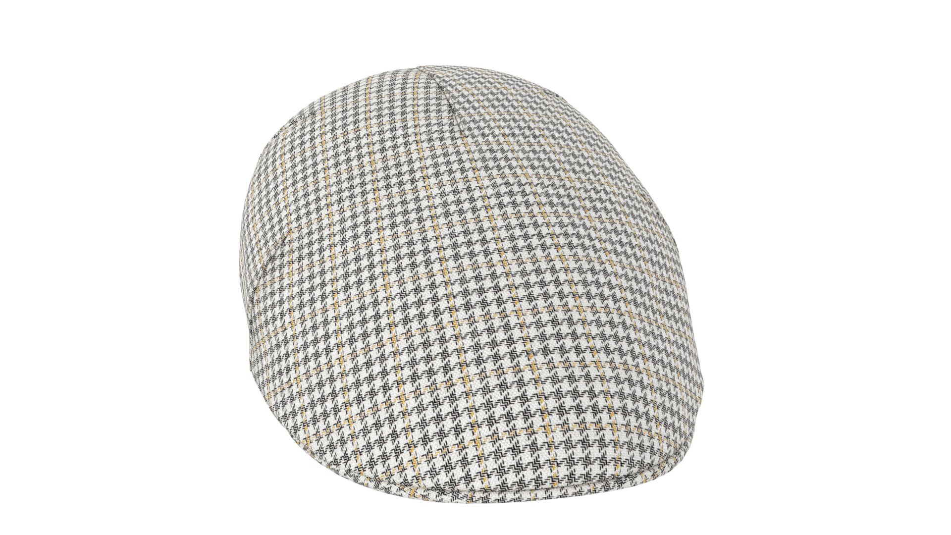 Flat Cap Houndstooth  model https://p.turbosquid.com/ts-thumb/RQ/J7rTaB/eD/borsalino_parisflatcap_houndstooth_11/png/1777236348/1920x1080/fit_q87/2398d6305188f1d999e8afe0213fd1d71c85d2cb/borsalino_parisflatcap_houndstooth_11.jpg