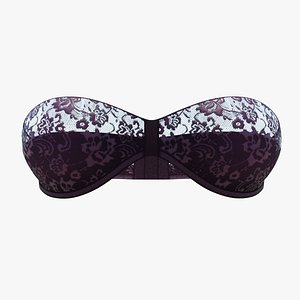 3D model Strapless Bra