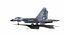 スホーイ Su-27P ウクライナ戦闘機ローポリ PBR