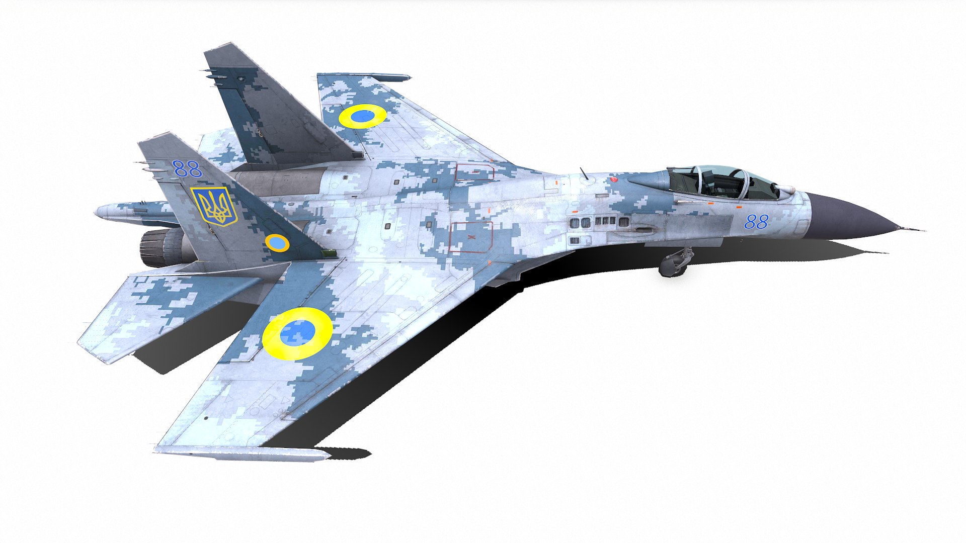 3D Sukhoi Su-27P Ukrainian Fighter Jet Low-poly PBR model https://p.turbosquid.com/ts-thumb/RQ/Navset/OV/screenshot011/png/1702707041/1920x1080/fit_q87/f34b4ed546080c08fc03bc2ecb799b93ac4e0d68/screenshot011.jpg