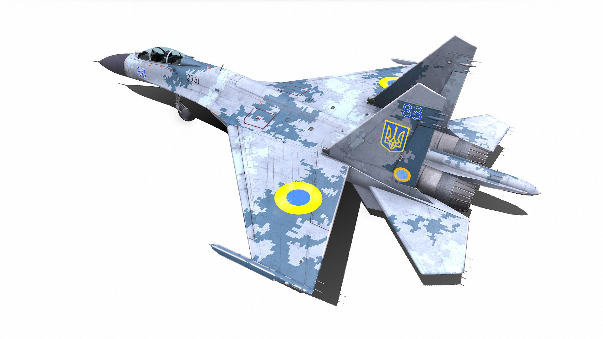 3D Sukhoi Su-27P Ukrainian Fighter Jet Low-poly PBR model https://p.turbosquid.com/ts-thumb/RQ/Navset/wi/screenshot005/png/1702707021/1920x1080/fit_q87/4b0bd1c0aa0f1331cf4810db32bfaf4423ede8fc/screenshot005.jpg