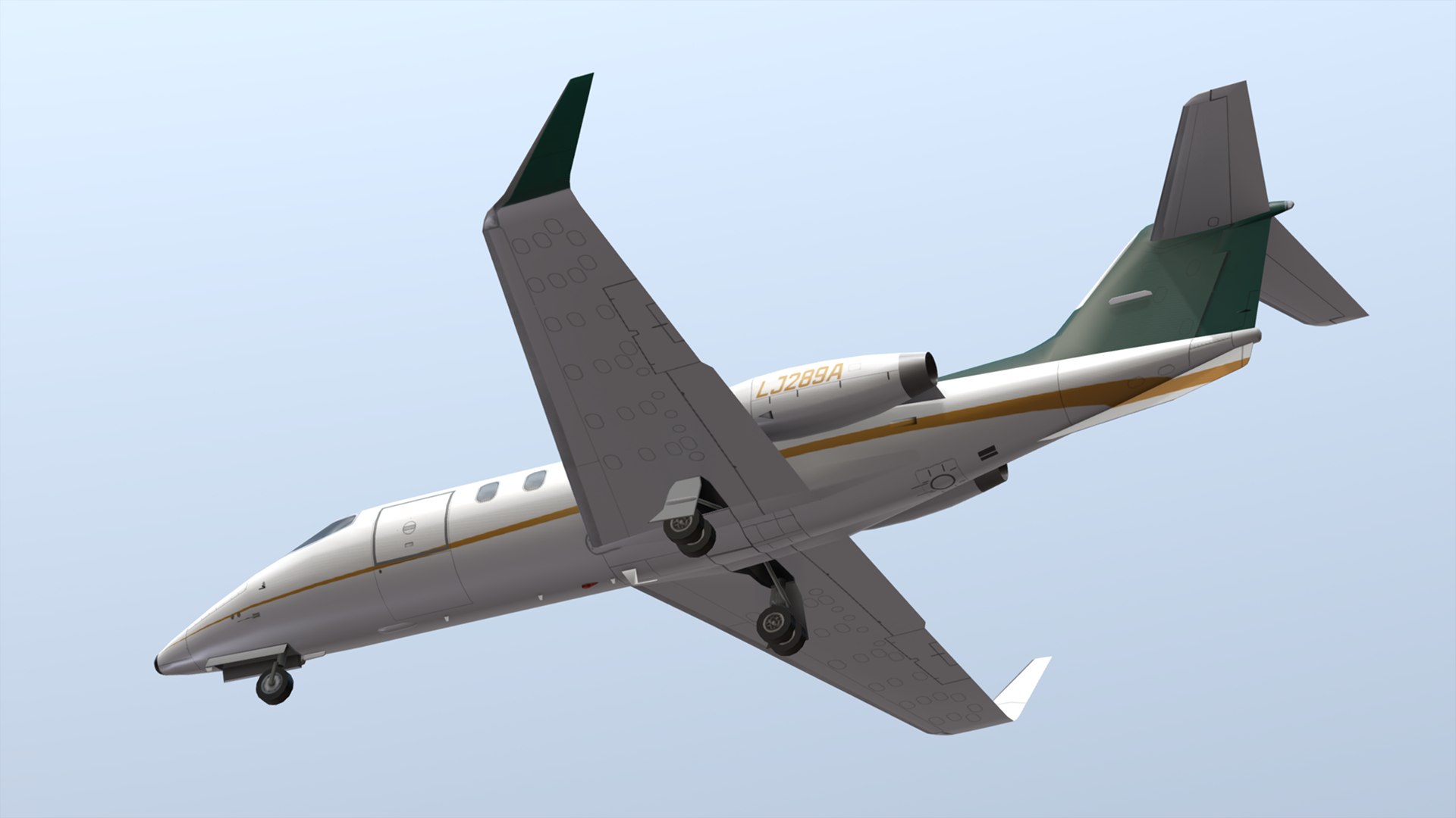 3D Learjet 28 - TurboSquid 2218193