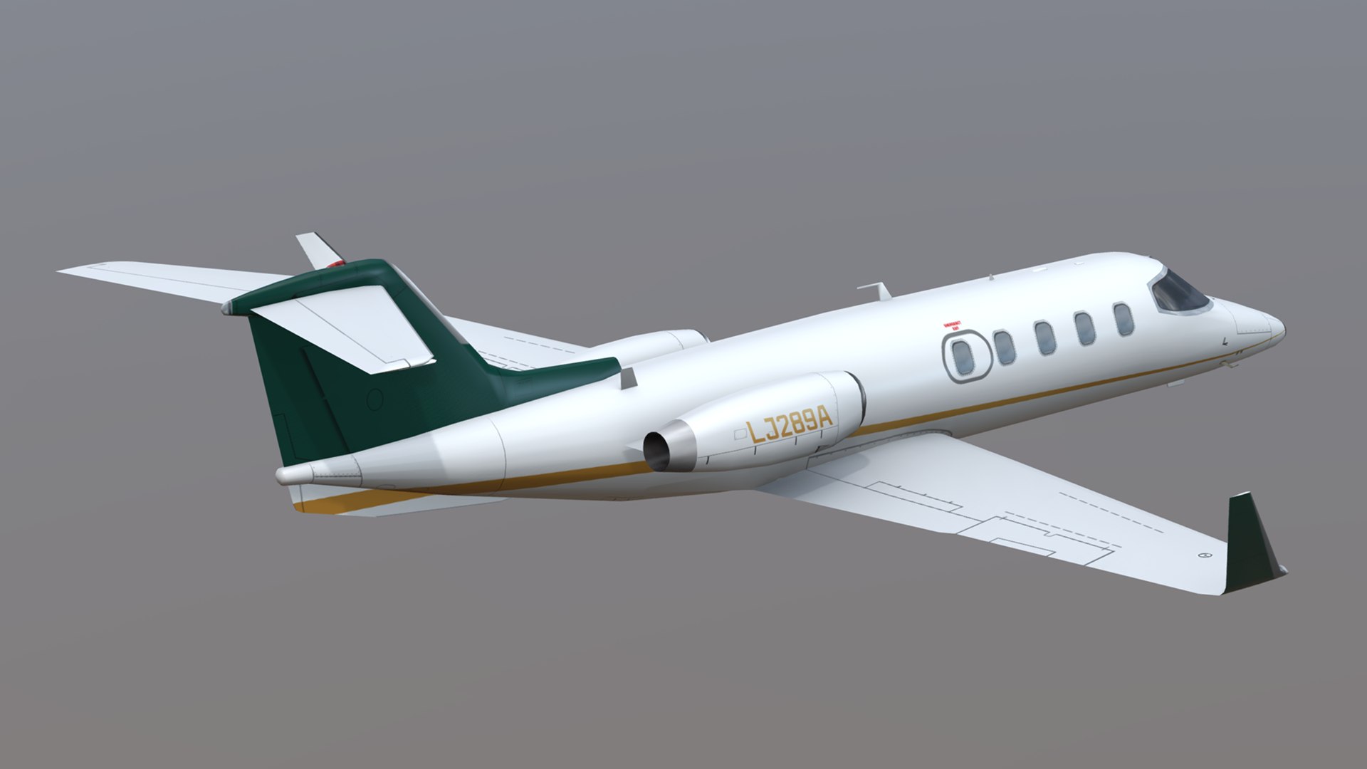 3D Learjet 28 - TurboSquid 2218193