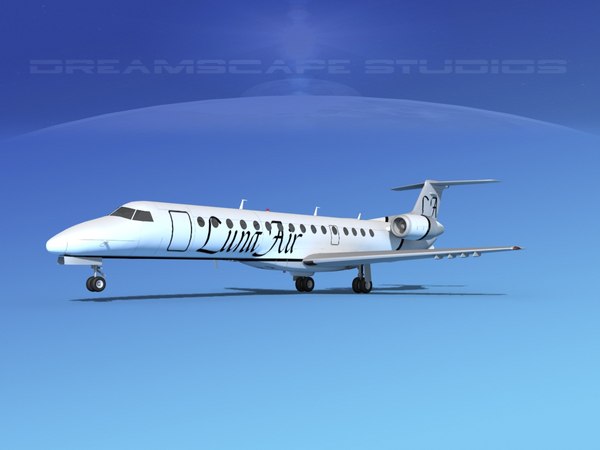 3D embraer erj