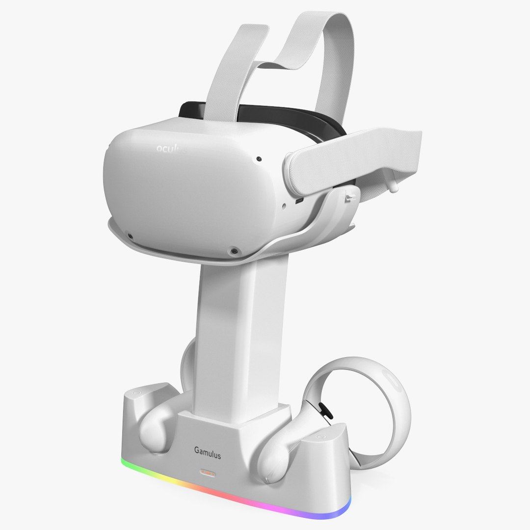 Charging Dock for Oculus Quest 2 On 3D model preview