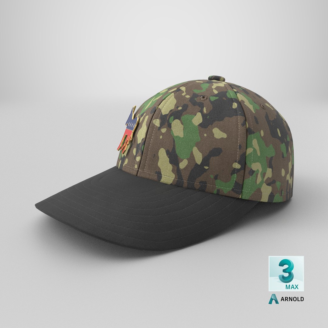 Camouflage Baseball Cap with Democratic Icon 3D model https://p.turbosquid.com/ts-thumb/RQ/WuqhOU/By/stemcell_max_arnold_render/png/1735667138/1920x1080/fit_q87/f2883a74df122d730d2d860e8359b1630a8d84c3/stemcell_max_arnold_render.jpg