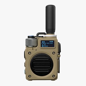 Handheld walkie talkie radio