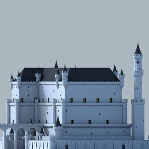 3D fantasy castle model