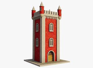3D Red Tower