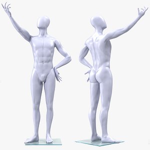 male mannequin man rigged model