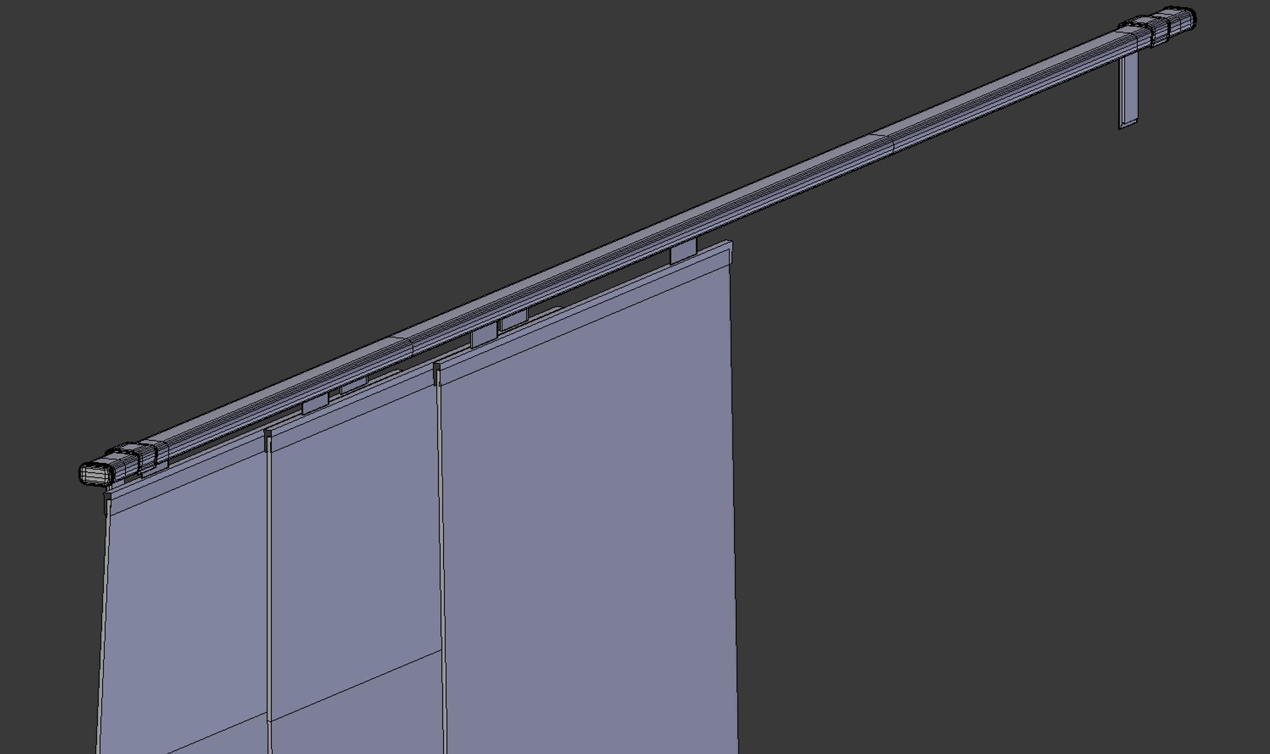 Panel Curtain 3d Model