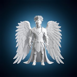 Golden Valkyrie Crown Helm 3D Print Model 3D model