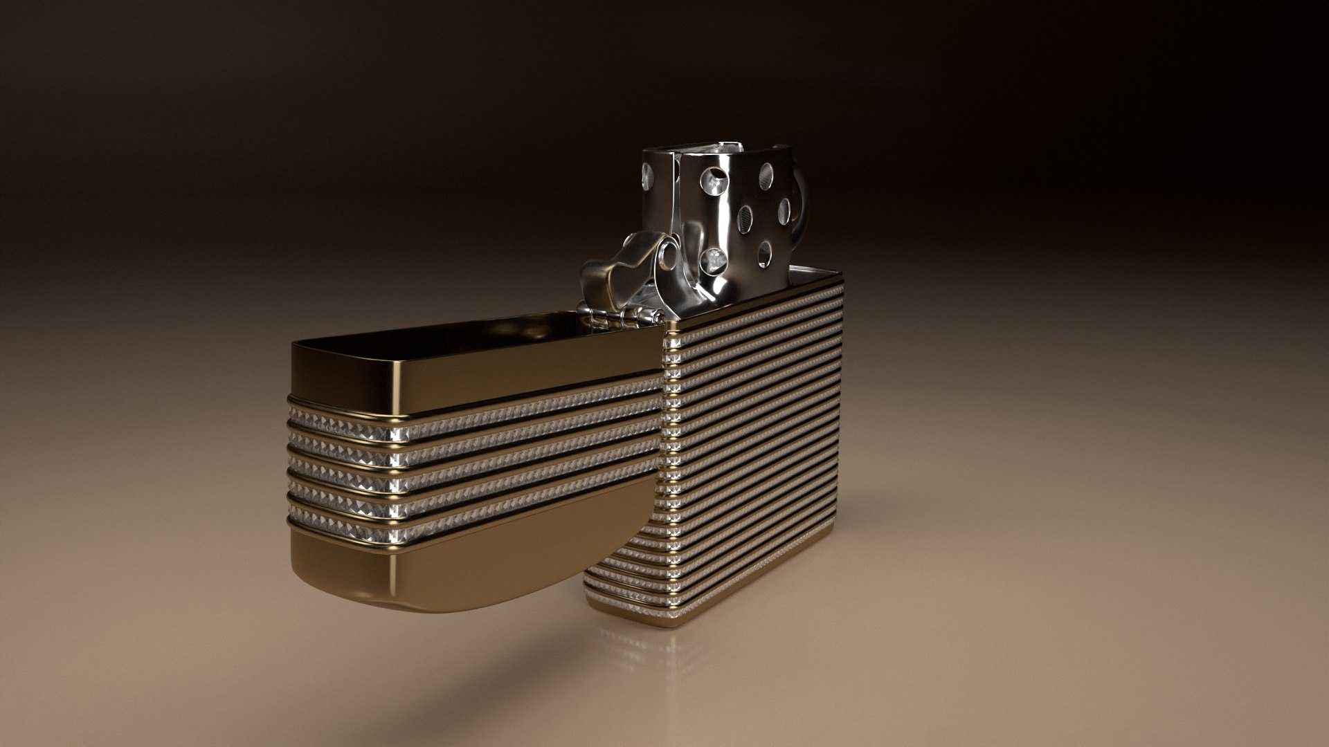 Gasoline Lighter Similar To Zippo 3D Model TurboSquid 1945534