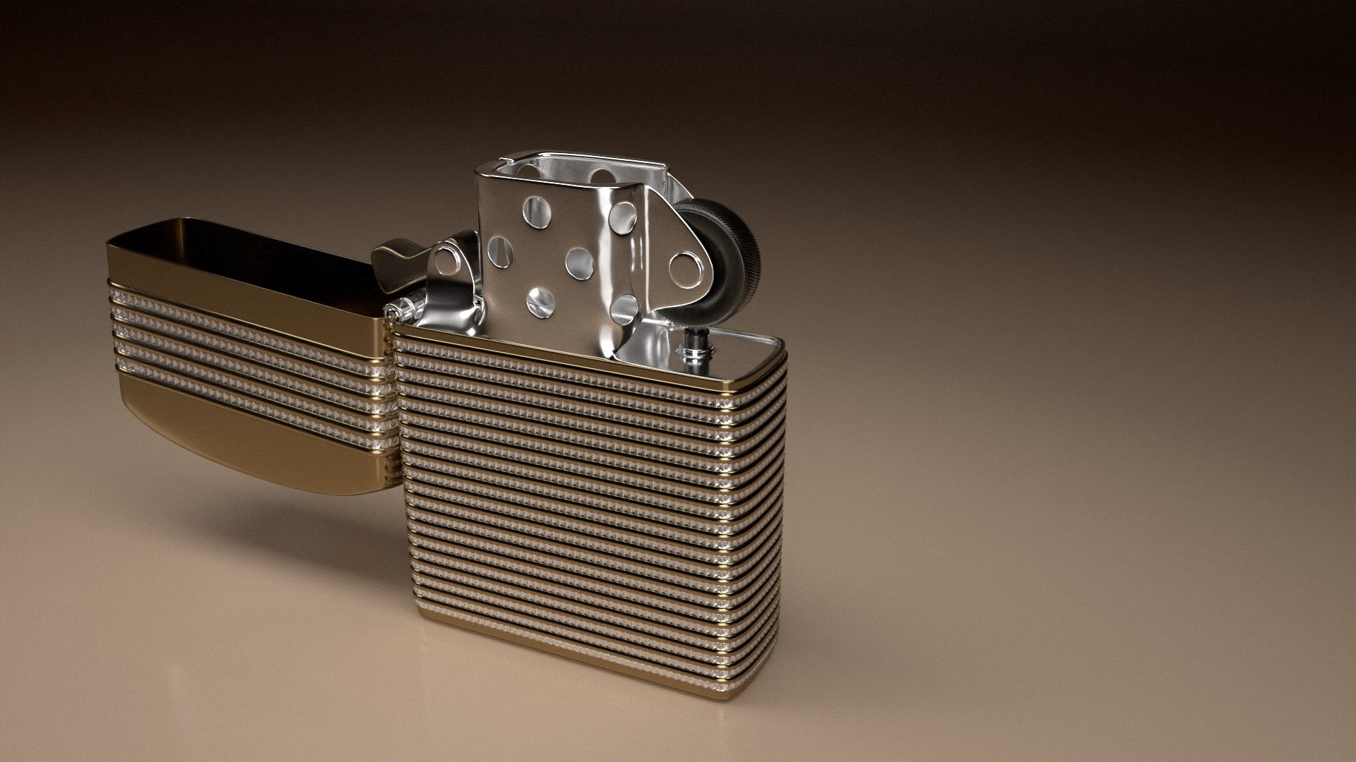 Gasoline Lighter Similar To Zippo 3D Model TurboSquid 1945534