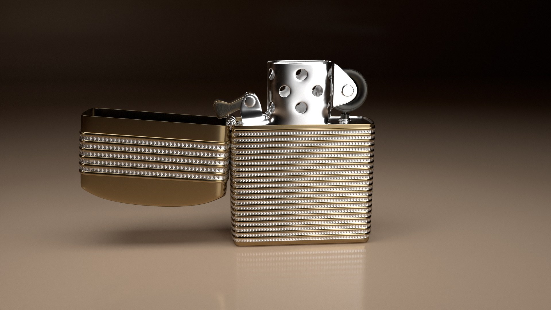 Gasoline Lighter Similar To Zippo 3D Model TurboSquid 1945534