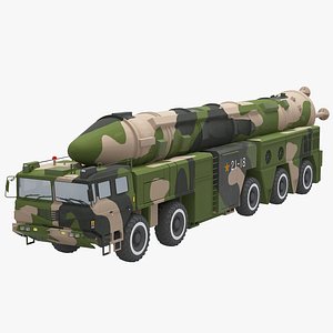 chinese df-21 missile 3D