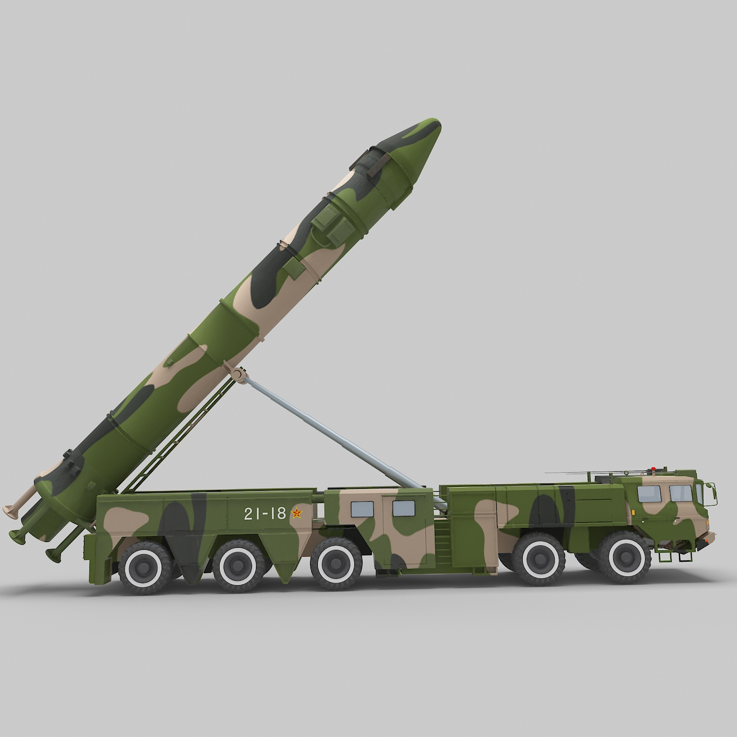 Chinese df-21 missile 3D - TurboSquid 1168845