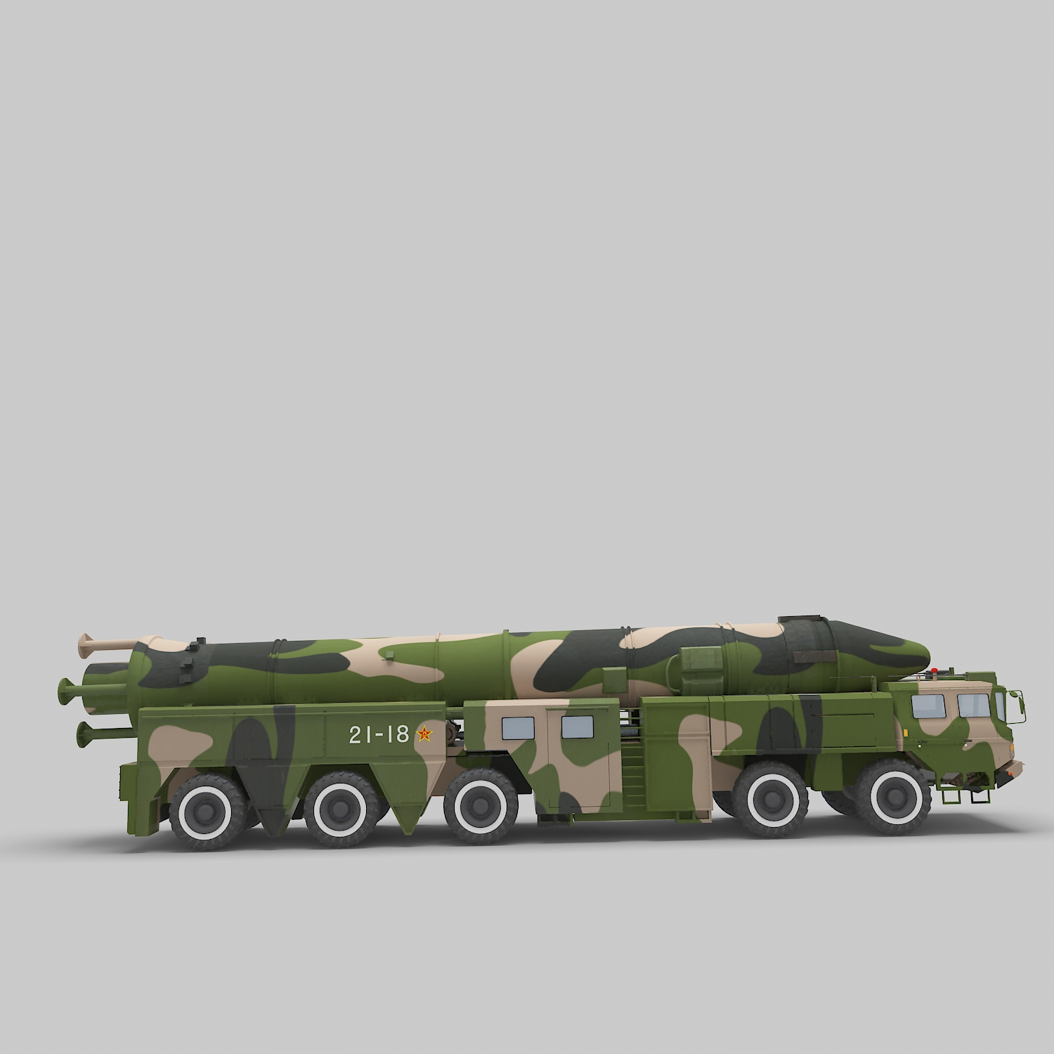 Chinese df-21 missile 3D - TurboSquid 1168845