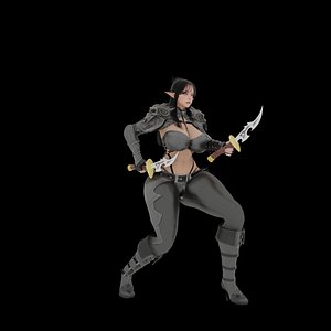 Curvy Elf Rogue